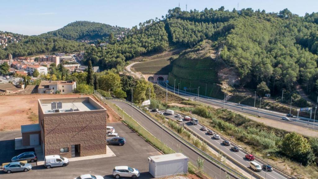 Acceso túnel de Vallirana