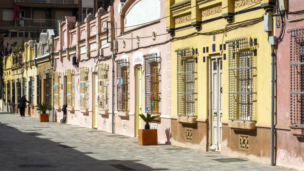 Casas en el Poblenou en una imagen de archivo