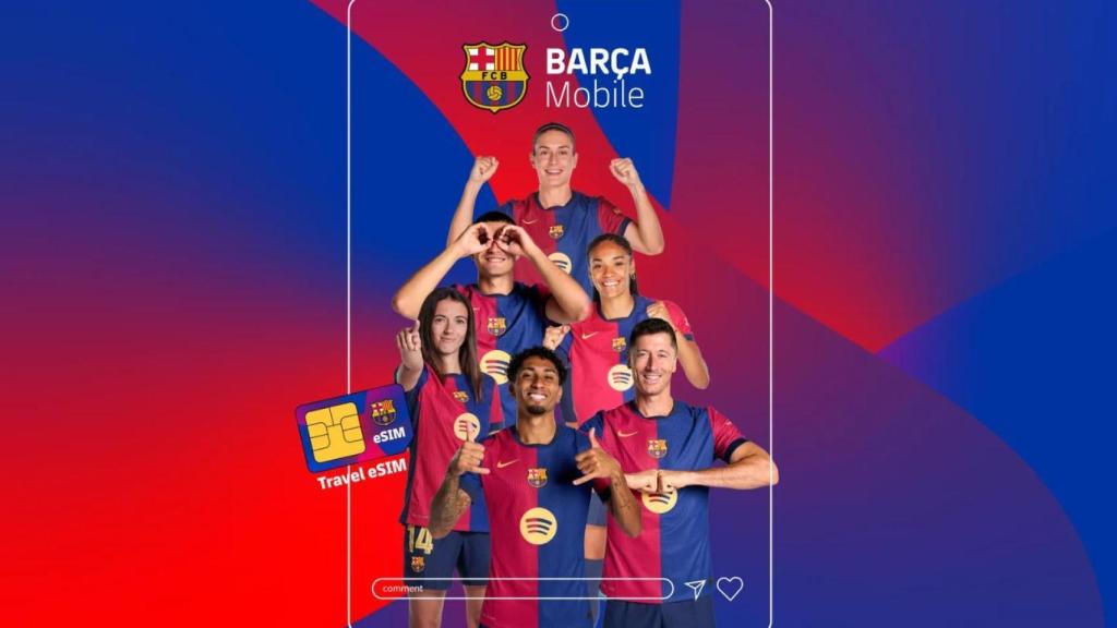El Barça presenta Barça Mobile y la targeta Travel eSIM