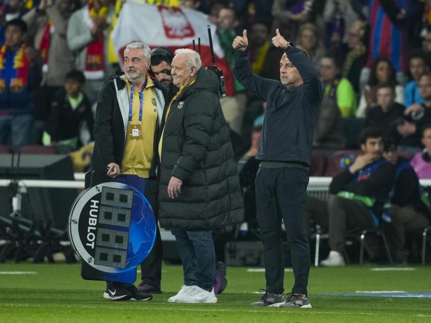 Flick, satisfecho con sus futbolistas