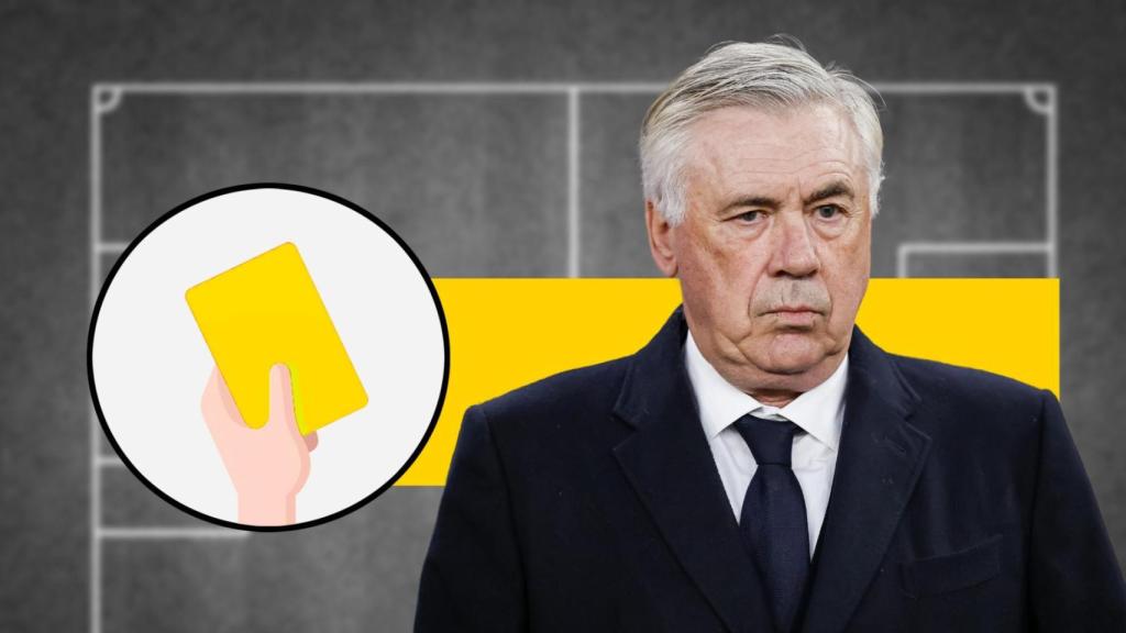 Tarjeta amarilla para Carlo Ancelotti