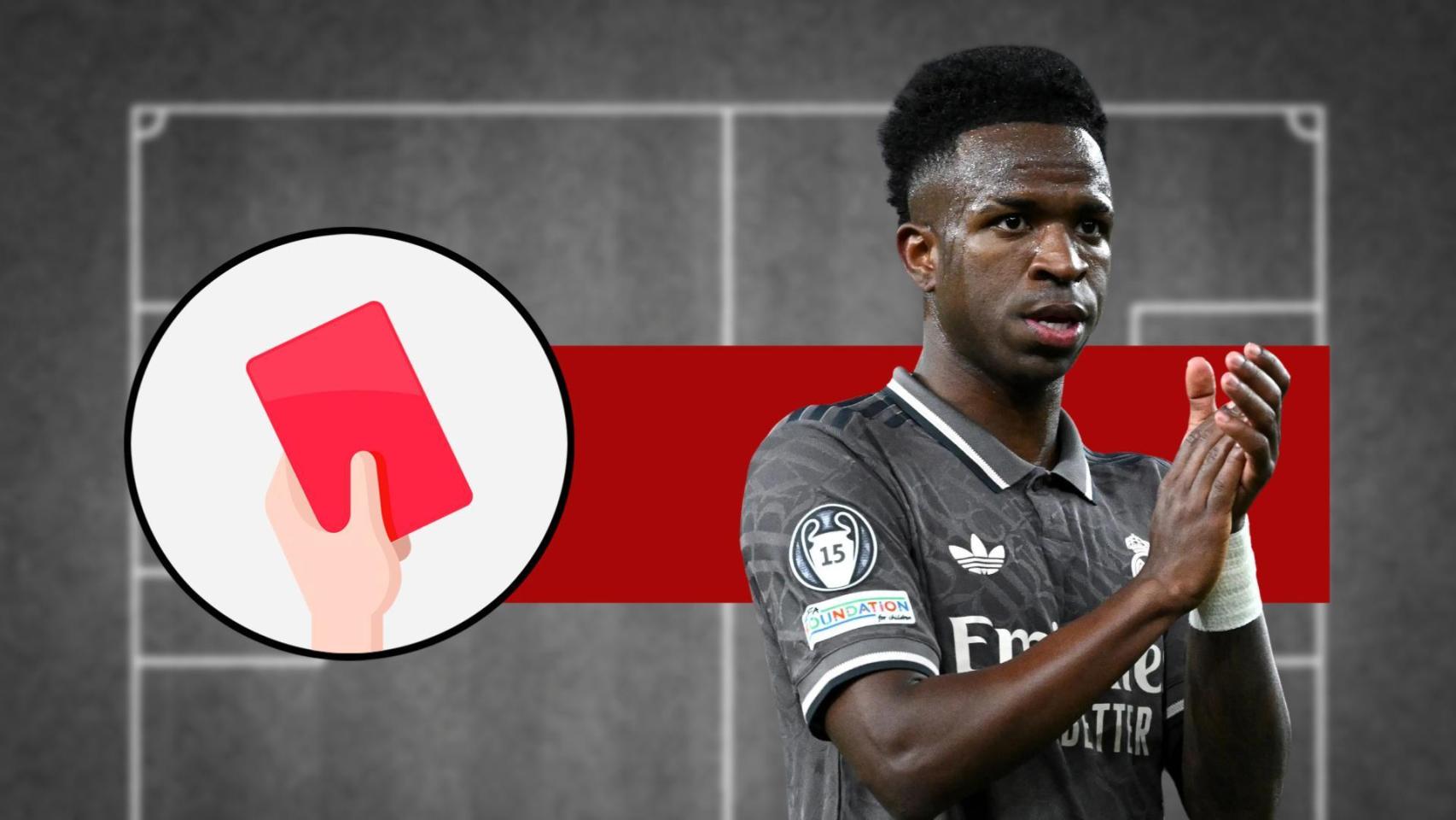 Tarjeta roja para Vinicius Júnior