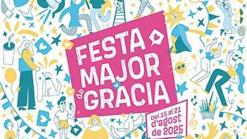 Cartell de les Festes de Gràcia 2025