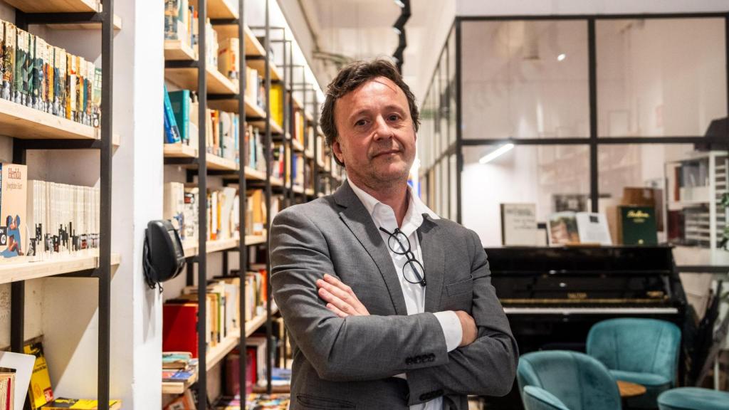 Víctor Manuel Sánchez, cofundador de la Llibreria Byron de Barcelona