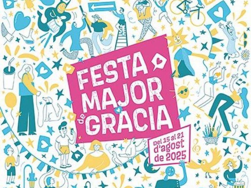 Cartel de las Fiestas de Gràcia 2025
