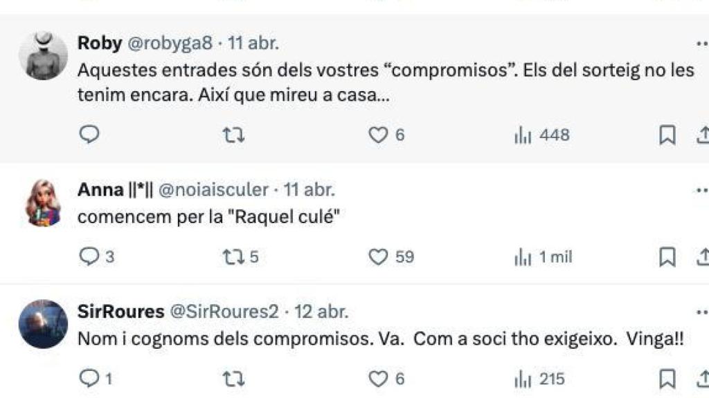 Quejas en X contra el reparto de entradas para la final de la Copa del Rey