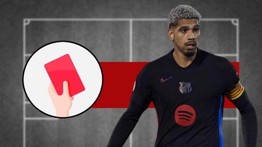 Tarjeta roja para Ronald Araujo en el Leganés-Barça