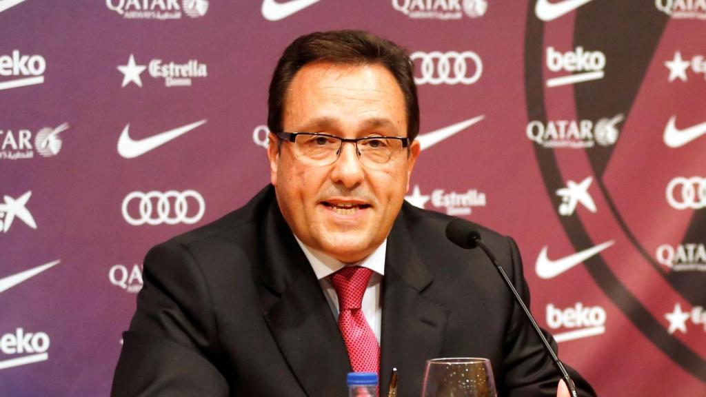 Ramón Adell, durante su etapa en el FC Barcelona