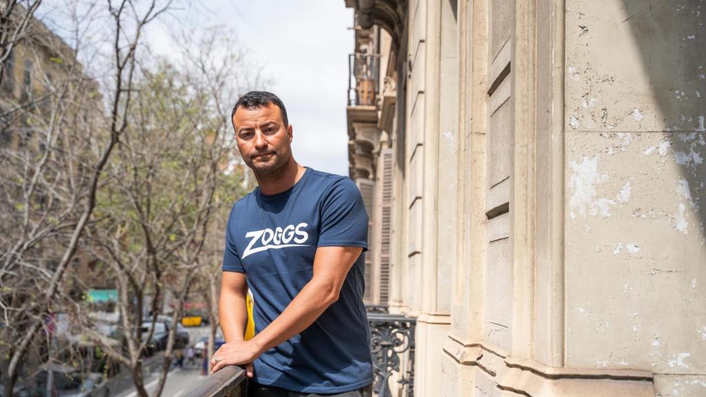 El nedador Alberto Lorente durant la entrevista amb Metròpoli