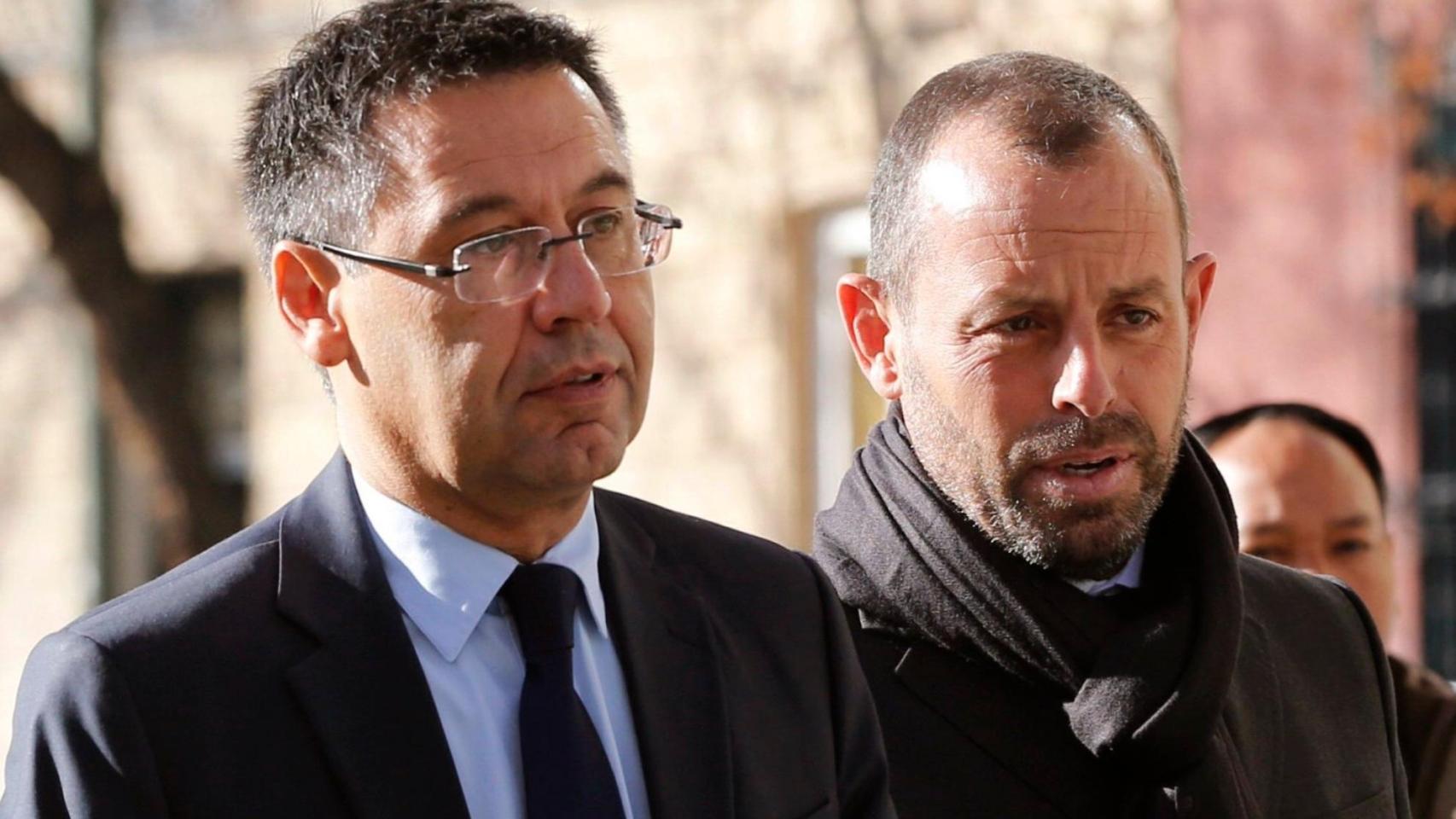 Josep Maria Bartomeu y Sandro Rosell