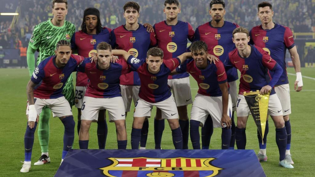 El Barça lleva un pantalón blanco en los cuartos de final de la Champions contra el Borussia