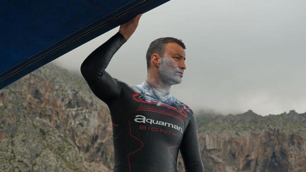 Alberto Lorente durant un dels seus reptes