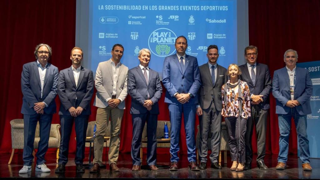 Aigües de Barcelona refuerza su compromiso con la sostenibilidad en el torneo Barcelona Open Banc Sabadell