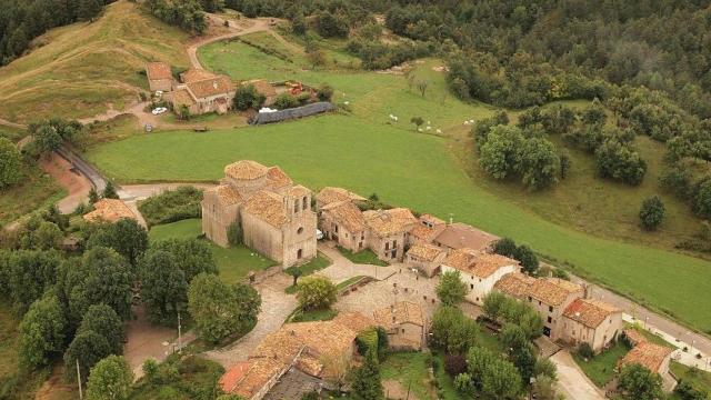 Vista aérea de Sant Jaume de Frontanyà