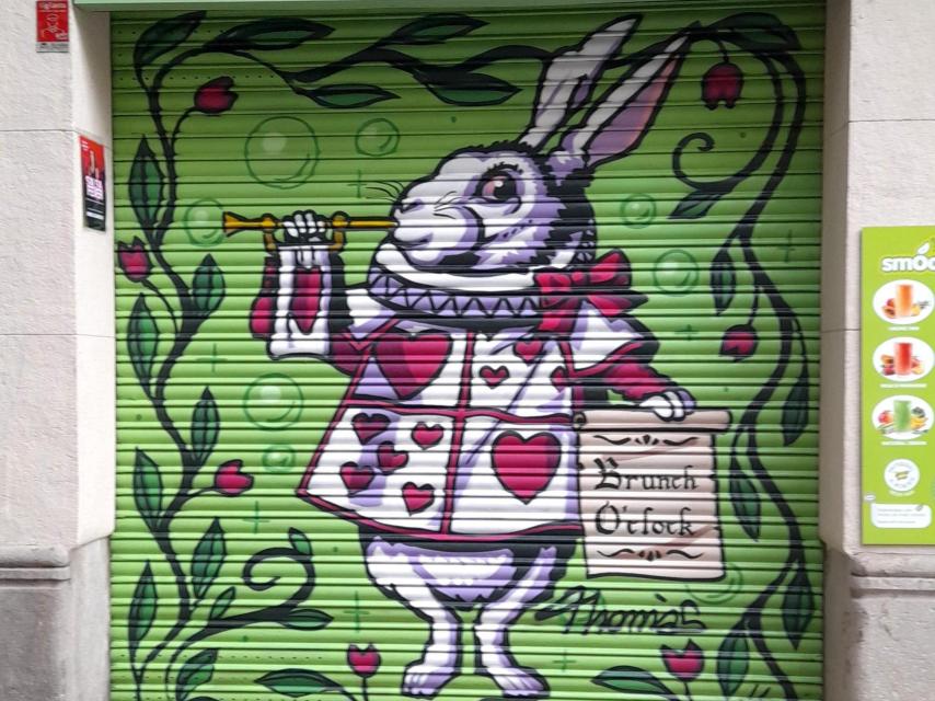 Persiana pintada per Daniel Thomàs