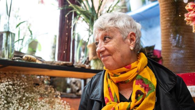 María, dueña de la floristería más antigua de Barcelona