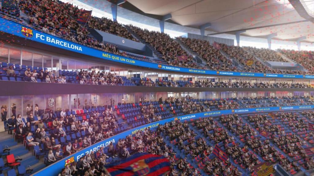Las gradas del futuro Camp Nou