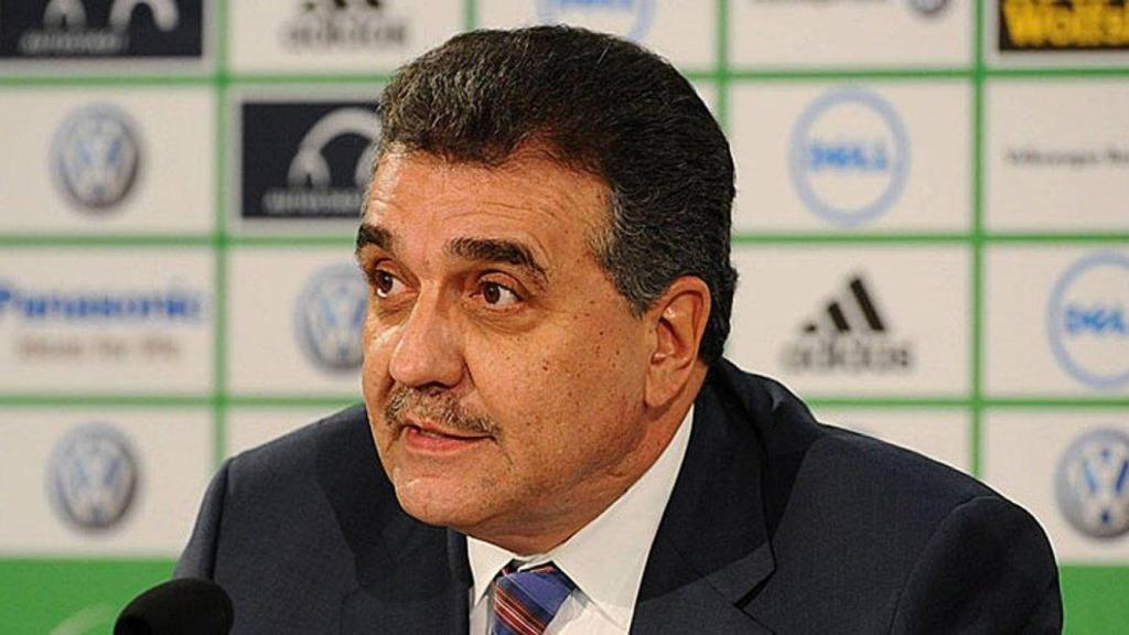 Francisco Javier García Sanz, nuevo directivo del Real Madrid, durante su etapa como presidente del Wolfsburgo
