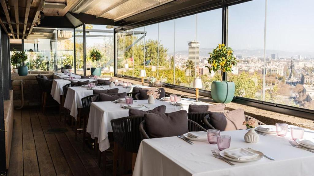 Interior del restaurante La Terraza Martínez