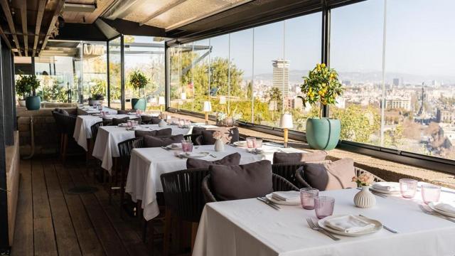 Interior del restaurante La Terraza Martínez