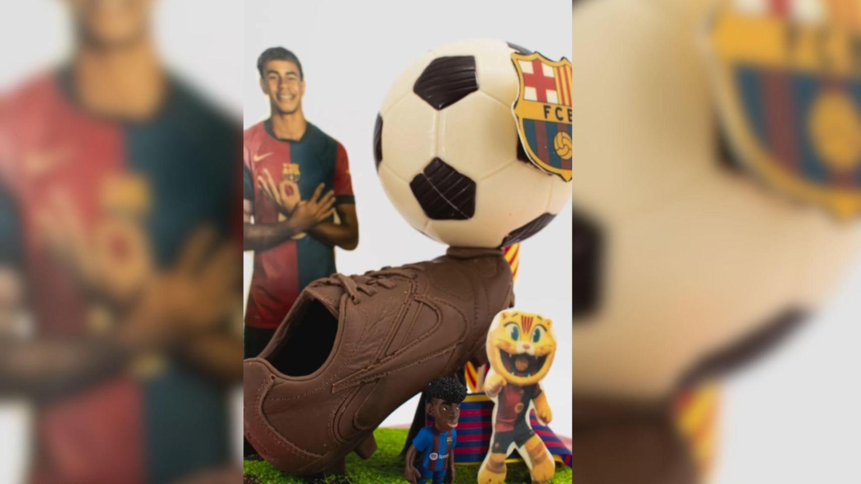 La mona de Lamine Yamal, la más viral de Barcelona