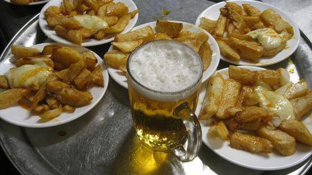 Patatas bravas del bar Tomás de Sarrià