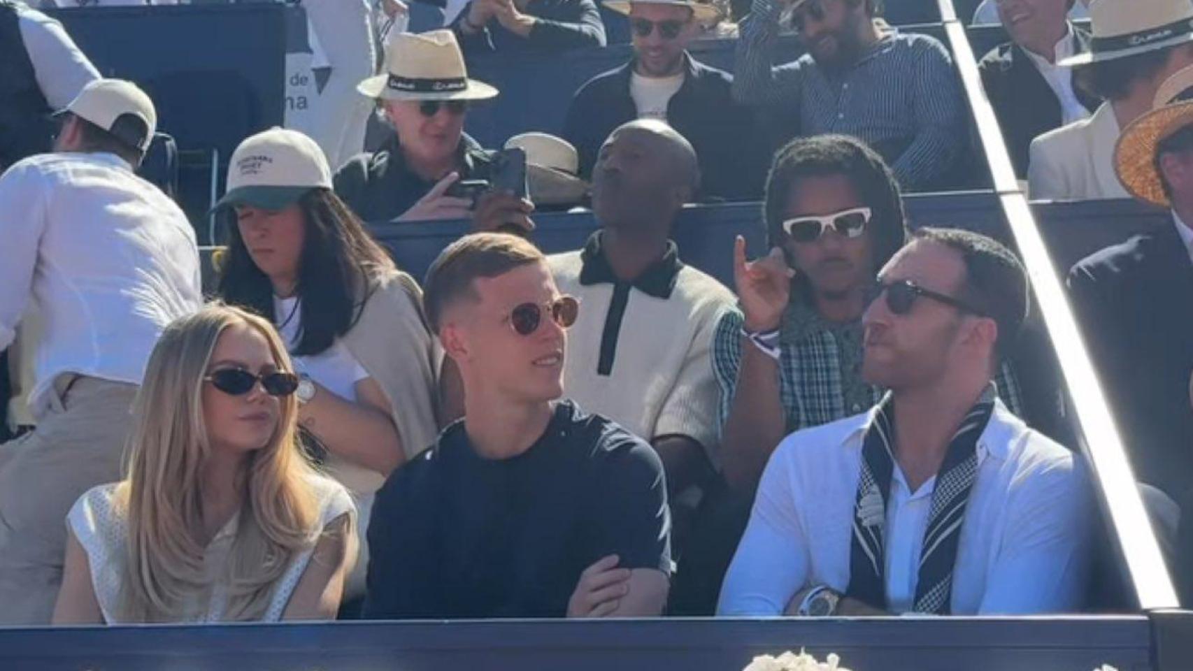 Dani Olmo y Jules Koundé, en el Trofeo Conde de Godó