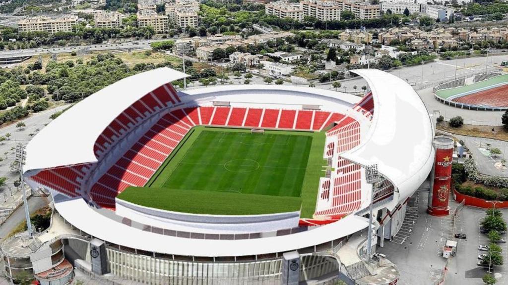 Son Moix, con las nuevas gradas