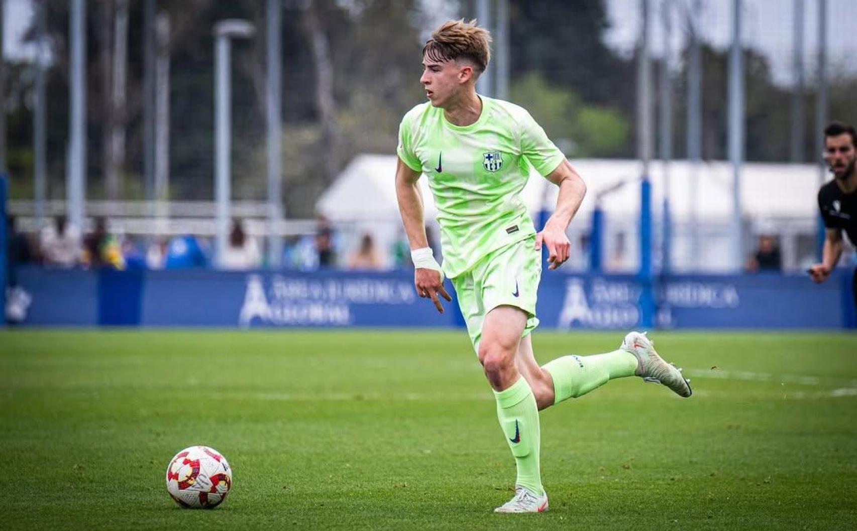 Tomàs Tommy Marqués, futbolista del Barça B