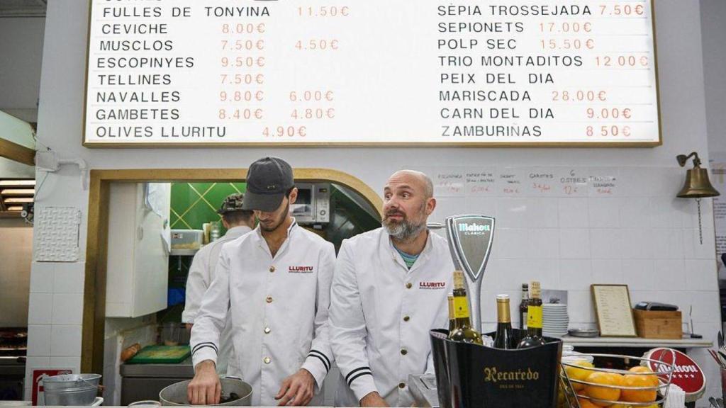 Interior del restaurante Lluritu