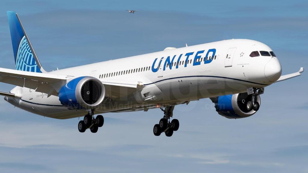 Un avión de United Airlines