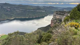 El pantano de Sau repleto de agua
