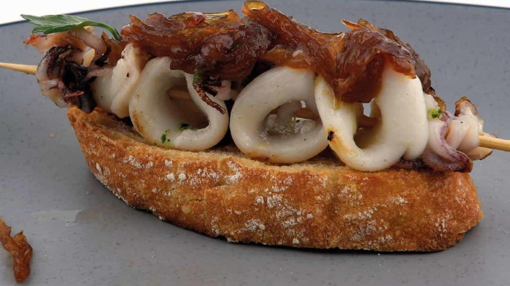 Una de las tapas que se puede tomar en Castelldefels