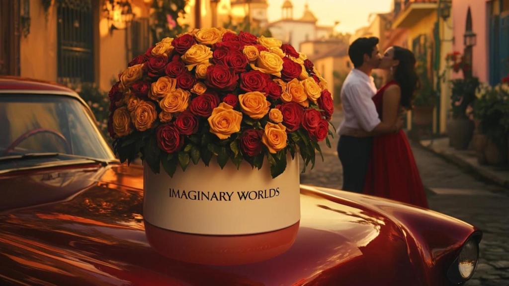 Ramo de rosas en varios colores