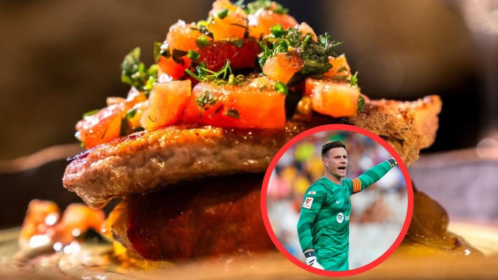 Plato del restaurante Brots y Ter Stegen