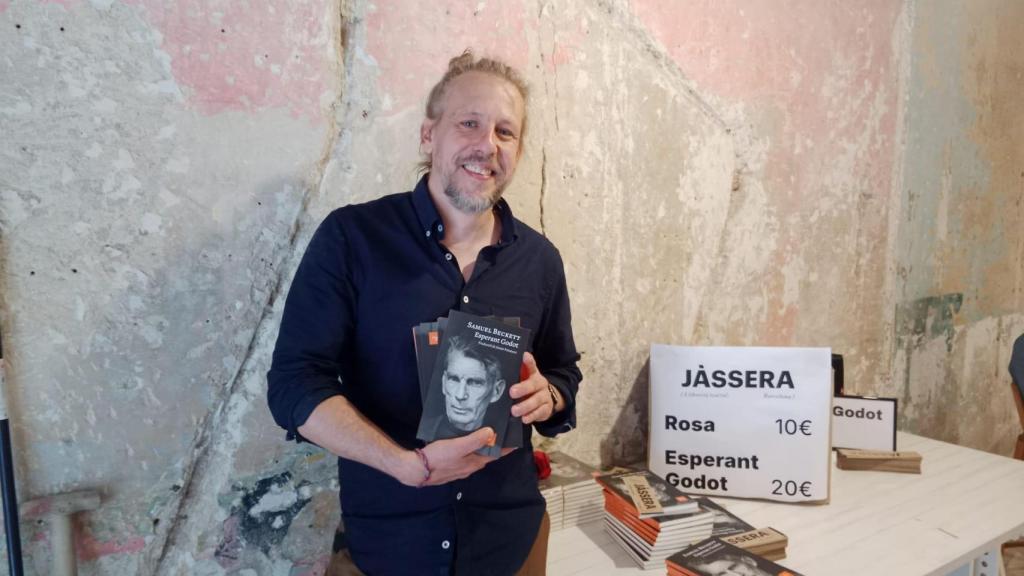 Ferran Utzet en la librería Jàssera