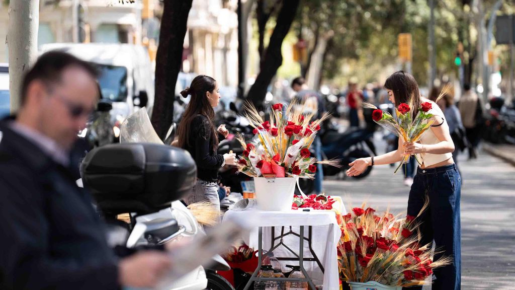 Imagen de archivo de la Diada de Sant Jordi de 2025