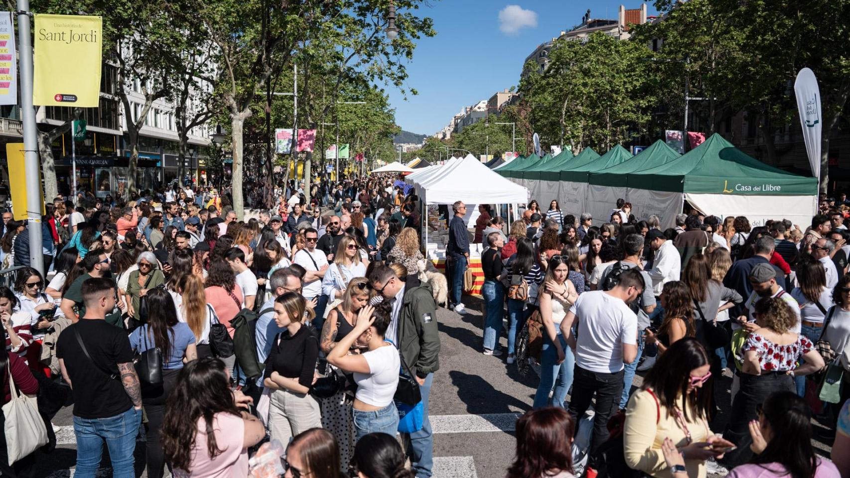 Imagen del día de Sant Jordi en 2025