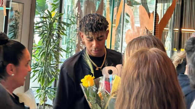 Lamine Yamal en el hotel Sir Victor en Sant Jordi
