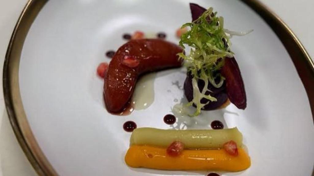 Plato del restaurante Xavier Pellicer