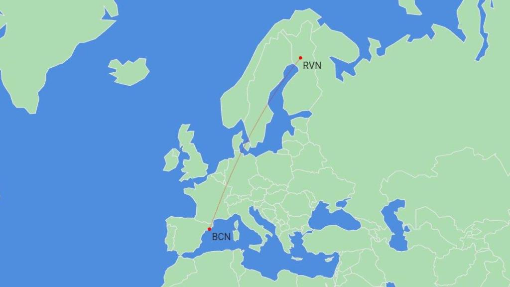 Nueva ruta que saldrá desde Barcelona