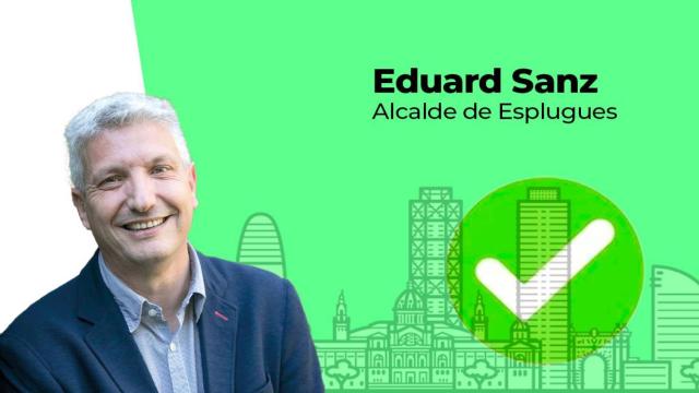 El alcalde de Esplugues, Eduard Sanz