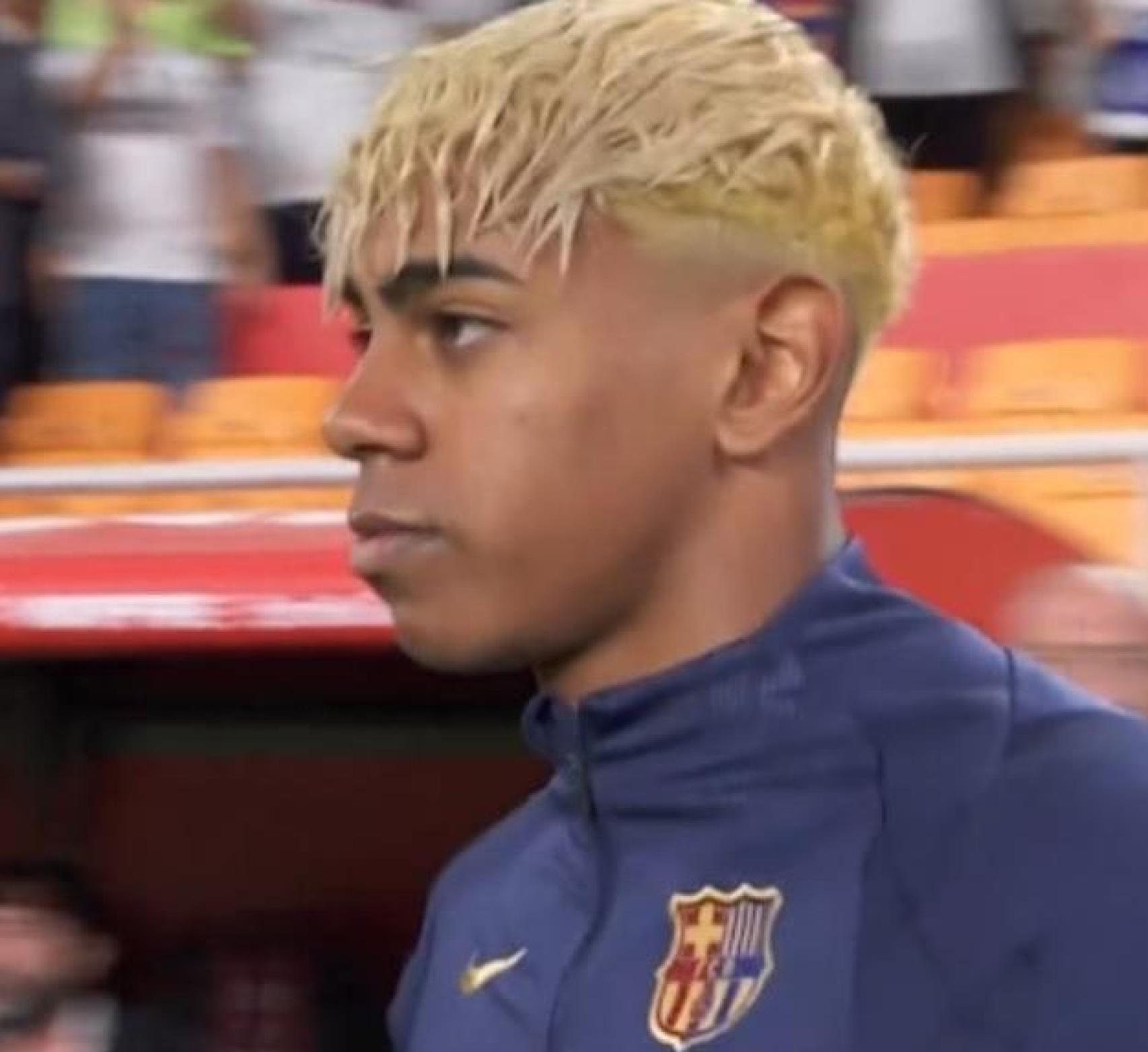 El cambio de 'look' de Lamine Yamal para la final de Copa del Rey