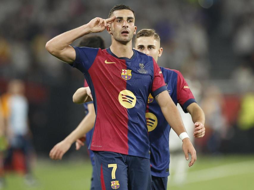 Ferran celebra su gol
