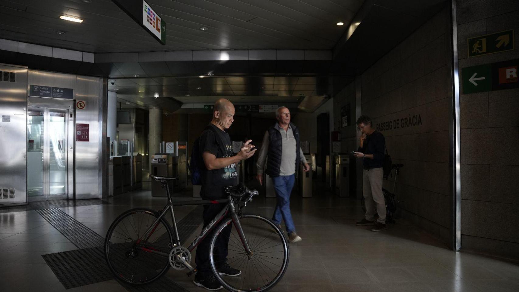 Imágenes del apagón en Barcelona