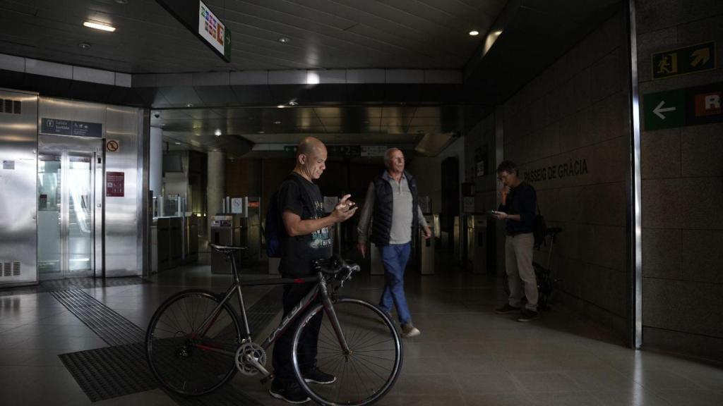 Imágenes del apagón en Barcelona