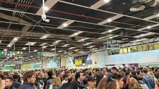 Colapso en Sants tras el apagón del lunes, 28 de abril