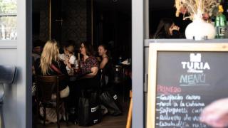 Barcelona durante el apagón