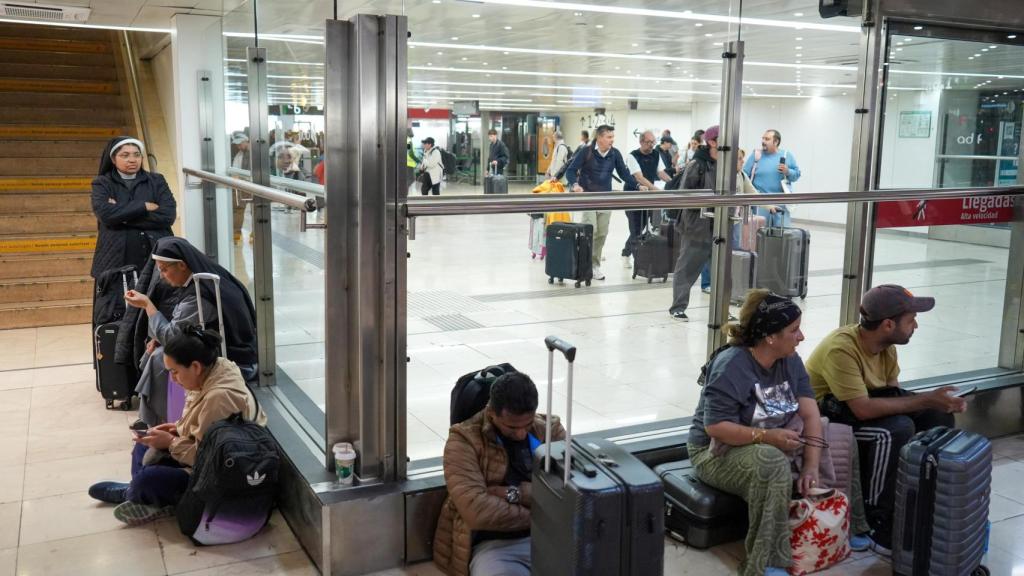 Estación de Sants un día después del apagón