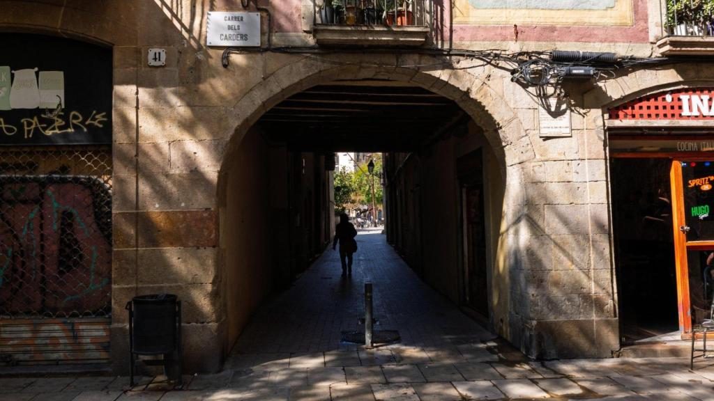 La calle Gremi dels Calderers de Barcelona